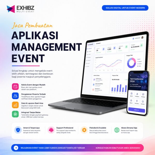 Jasa Pembuatan Aplikasi Management Event Terlengkap