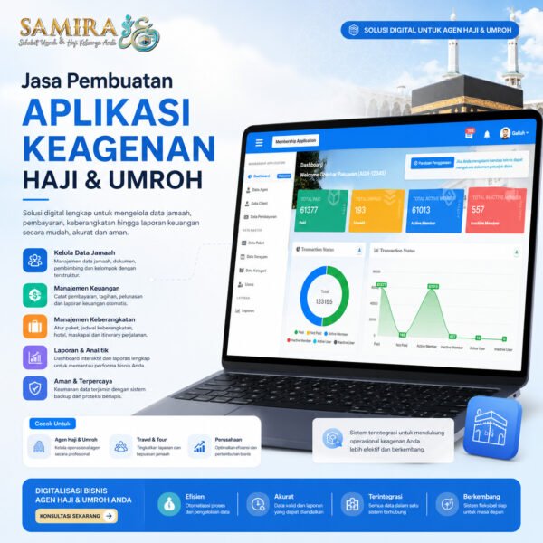 Jasa Pembuatan Aplikasi Keagenan Travel Haji dan Umroh