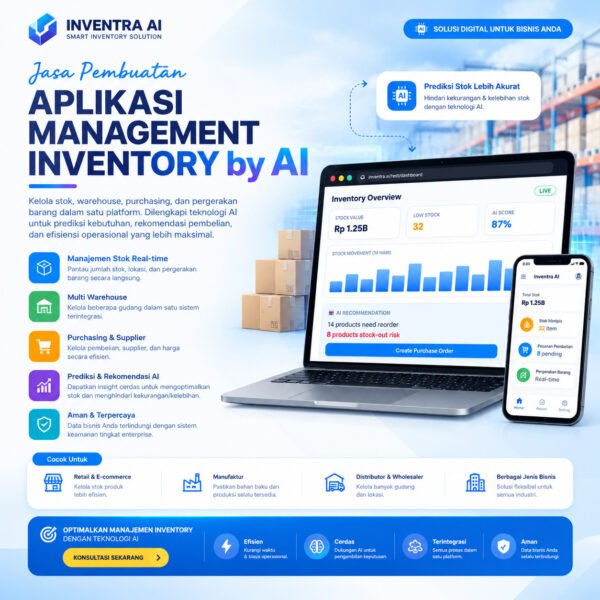 Jasa Pembuatan Aplikasi Management Inventory AI