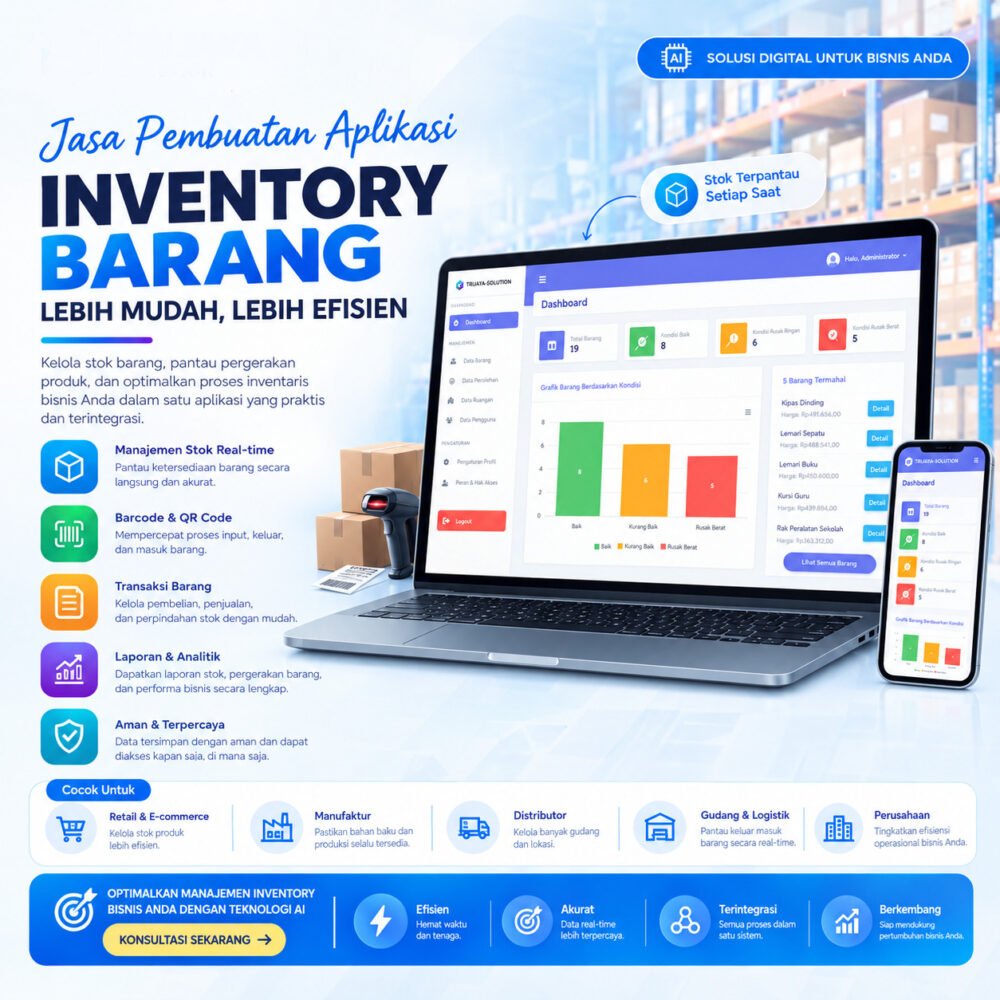 Jasa Pembuatan Aplikasi Inventory Barang Sekolah