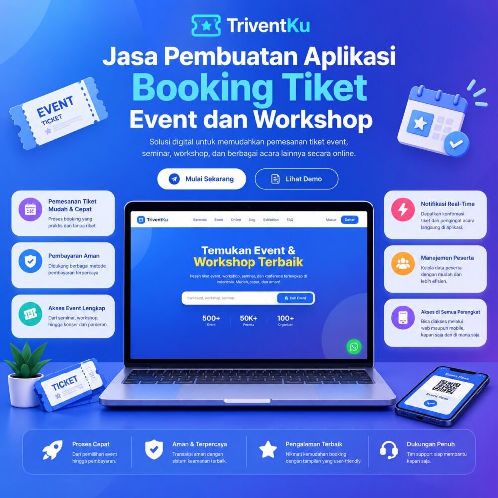 Aplikasi Booking Tiket Event dan Workshop